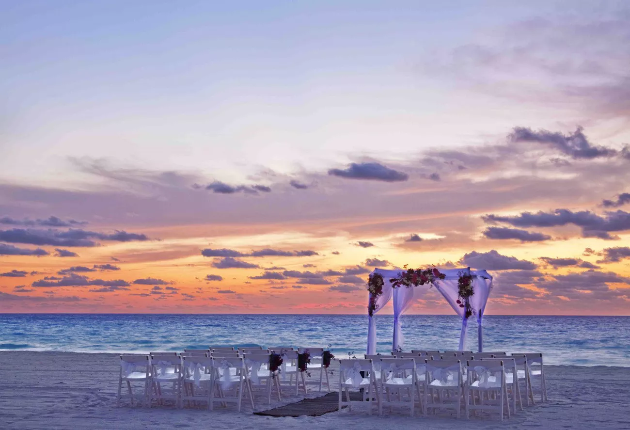 Casamento no Sandos Cancun Lifestyle Resort